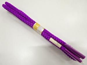 未使用品　正絹　手組帯締め(長尺)